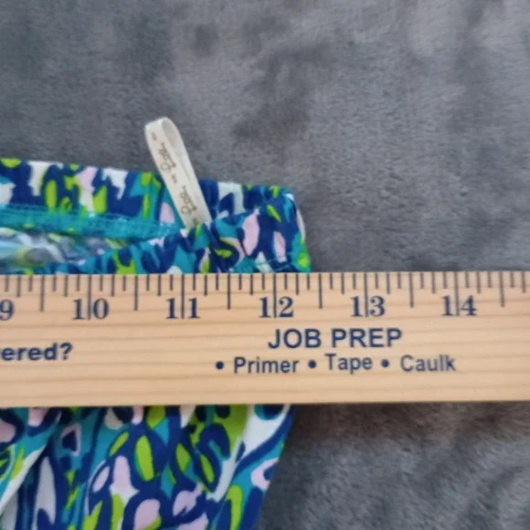 Lilly Pulitzer Windsor Sea Strapless Dress Womens Small Blue Green Pima Cotton - Picture 15 of 16